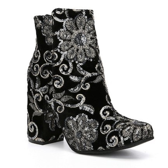 naughty monkey Shoes - Sold | NWT Scarlett Floral Sequined Naughty Monkey